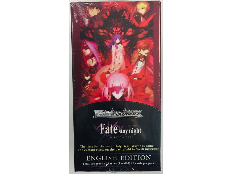 Trading Card Games Bushiroad - Weiss Schwarz - Fate-Stay Night - Heavens Feel - Booster Box - Cardboard Memories Inc.