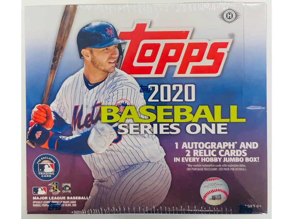 Sports Cards Topps - 2020 - Baseball - Series 1 - Jumbo Box - Cardboard Memories Inc.