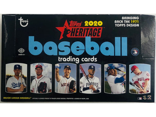 Sports Cards Topps - 2020 - Baseball - Heritage - Hobby Box - Cardboard Memories Inc.