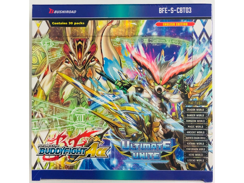 Buddyfight Ace - Climax Vol. 3 - Ultimate Unite - Booster Box Cardboard Memories Inc. Buddyfight Ace - Climax Vol. 3 - Ultimate Unite - Booster Box Cardboard Memories Inc.