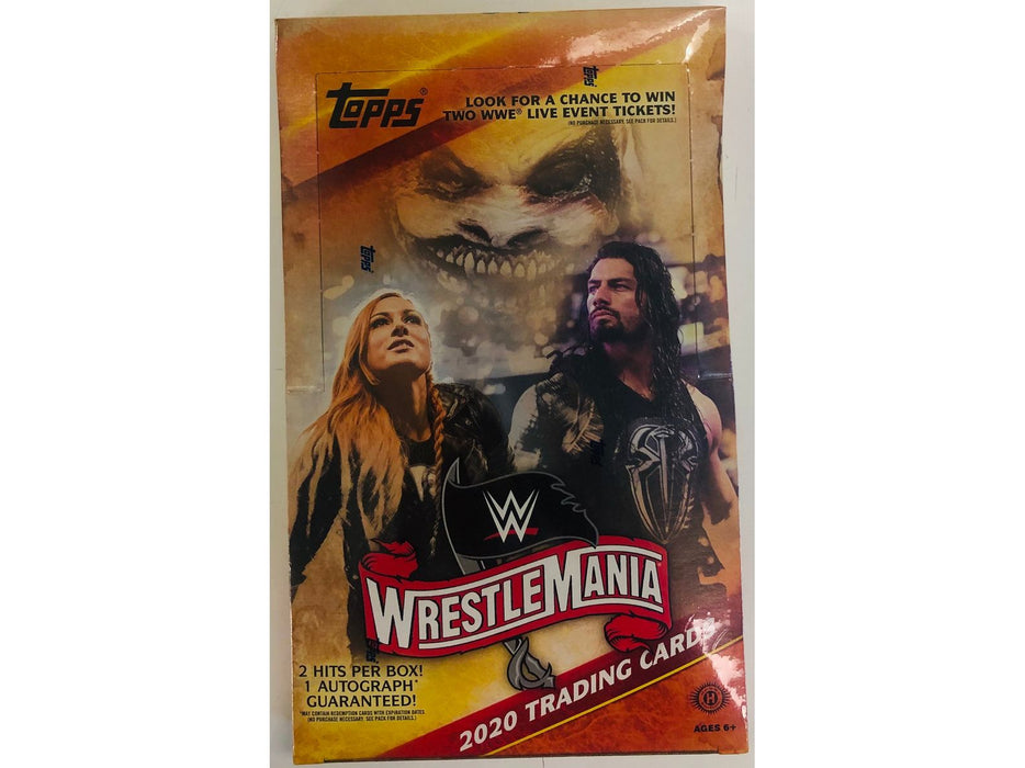 Sports Cards Topps - 2020 - WWE Wrestling - Road to Wrestlemania - Hobby Box - Cardboard Memories Inc.