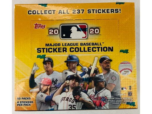 Sports Cards Topps - 2020 - Baseball - MLB Baseball Sticker - Collection Box - Cardboard Memories Inc.