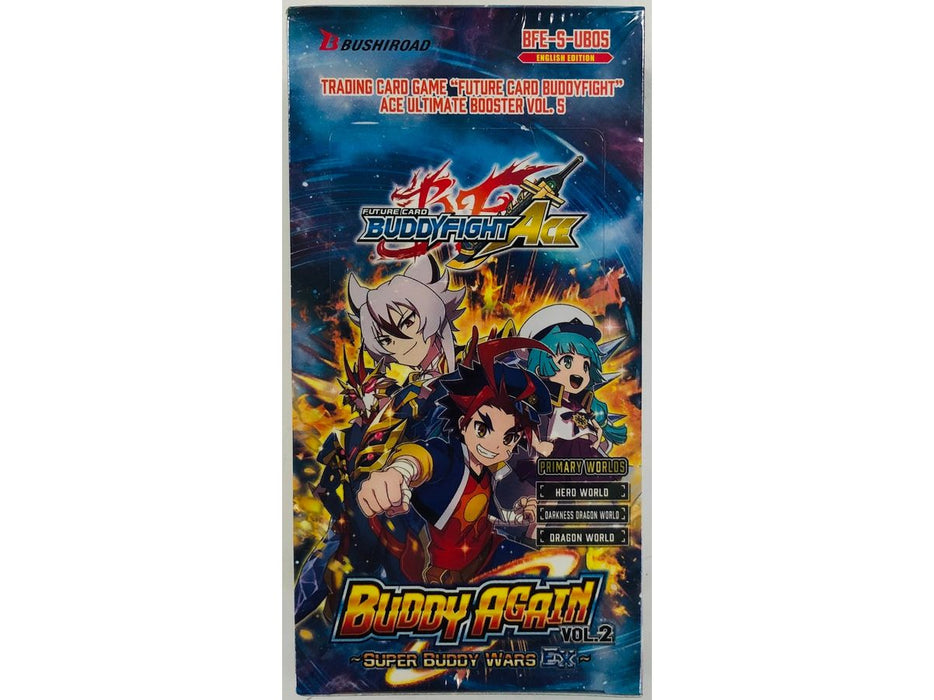 Trading Card Games Bushiroad - Buddyfight Ace - Ultimate V5 Buddy Again Vol. 2 - Booster Box - Cardboard Memories Inc.