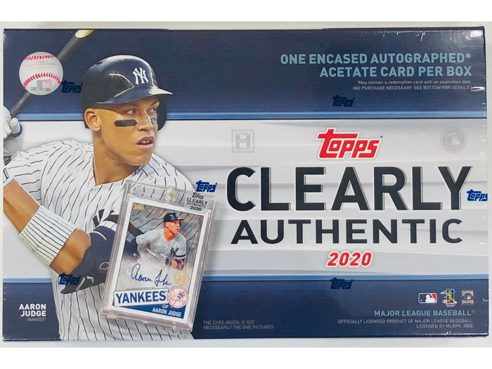Sports Cards Topps - 2020 - Baseball - Clearly Authentic - Hobby Box - Cardboard Memories Inc.