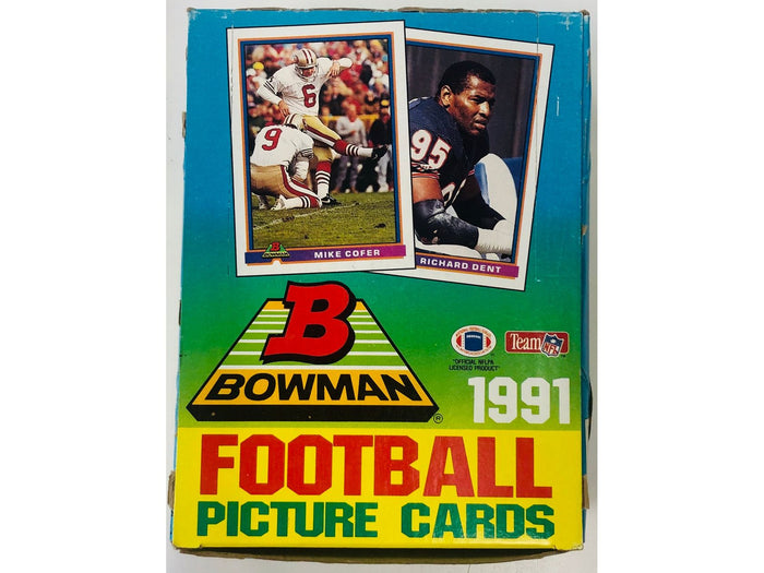Sports Cards Topps - 1991 - Bowman Football - Hobby Box - Cardboard Memories Inc.