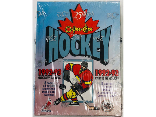 Sports Cards O-Pee- Chee OPC - 1992-93 - Hockey - Hobby Box - Cardboard Memories Inc.