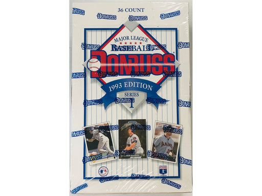 Sports Cards Donruss - 1993 - Baseball - Series 1 - Hobby Box - Cardboard Memories Inc.