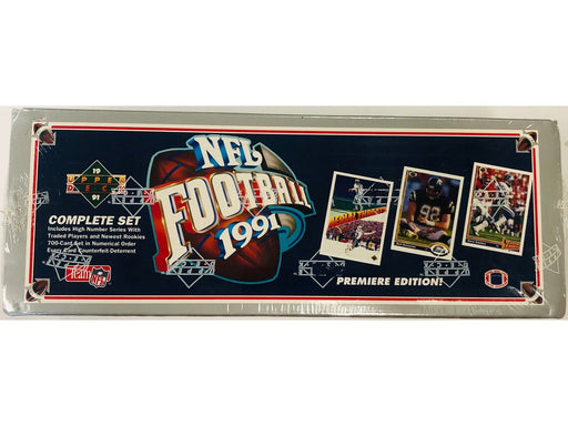 Sports Cards Upper Deck - 1991 - Football - Complete Set - Premiere Edition - Cardboard Memories Inc.