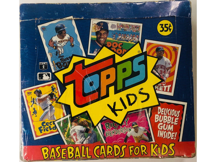 Stickers Topps - 1992 - Topps Kids - Baseball Box - Cardboard Memories Inc.