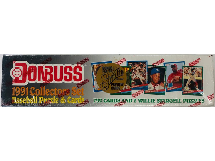 Sports Cards Leaf - 1991 - Donruss Baseball - Puzzle and Cards - Factory Set - Cardboard Memories Inc.