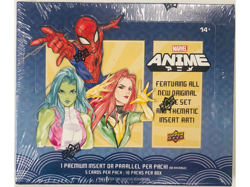 Non Sports Cards Upper Deck - Marvel Anime - Hobby Box - Cardboard Memories Inc.