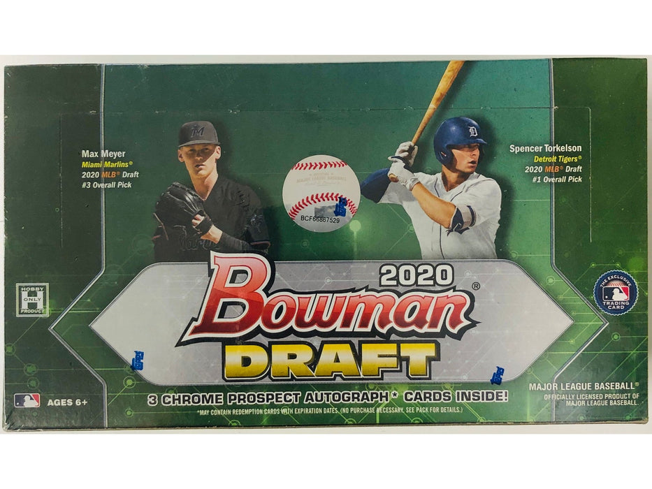 Sports Cards Topps - 2020 - Baseball - Bowman Draft - Jumbo Box - Cardboard Memories Inc.