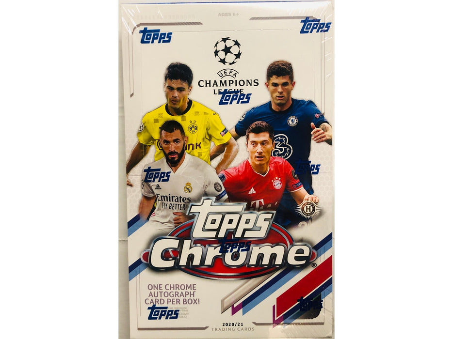 Sports Cards Topps - 2021 - Soccer - Chrome - UEFA Champions League Chrome - Hobby Box - Cardboard Memories Inc.