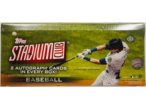Sports Cards Topps - 2021 - Baseball - Stadium Club - Hobby Box - Cardboard Memories Inc.