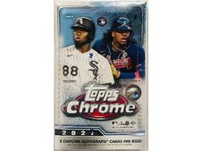 Sports Cards Topps - 2021 - Baseball - Chrome - Trading Card Hobby Box - Cardboard Memories Inc.