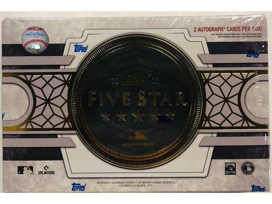 Sports Cards Topps - 2021 - Baseball - Five Star - Hobby Box - Cardboard Memories Inc.