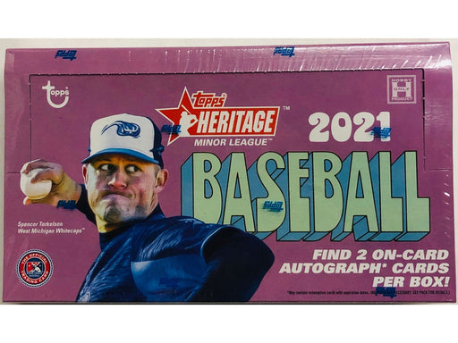 Sports Cards Topps - 2021 - Baseball - Heritage Minor League - Hobby Box - Cardboard Memories Inc.