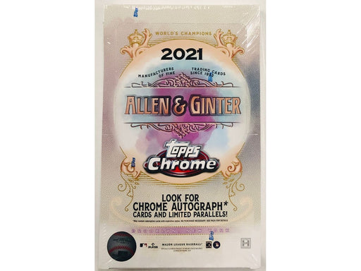 Sports Cards Topps - 2021 - Baseball - Allen and Ginter - Chrome - Hobby Box - Cardboard Memories Inc.