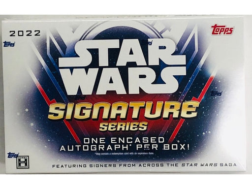 Non Sports Cards Topps - 2022 - Star Wars - Signature Series - Trading Card Hobby Box - Cardboard Memories Inc.