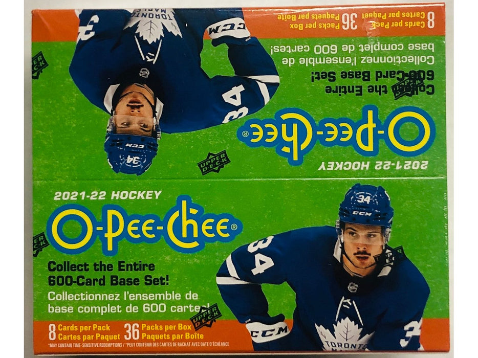 Sports Cards Upper Deck - 2021-22 - Hockey - O-Pee-Chee - OPC - Retail Box - Cardboard Memories Inc.