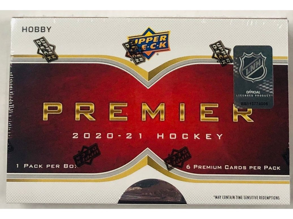 Sports Cards Upper Deck - 2020-21 - Hockey - UD Premier - Trading Card Hobby Box - Cardboard Memories Inc.