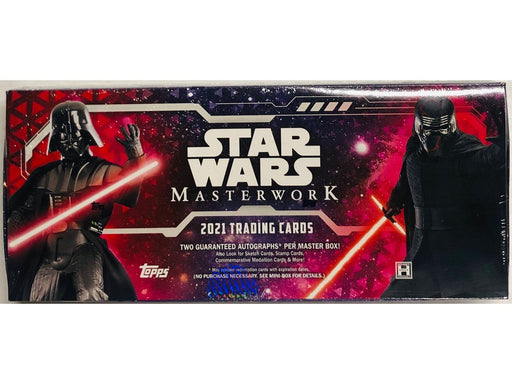 Non Sports Cards Topps - 2021 - Star Wars - Masterwork - Hobby Box - Cardboard Memories Inc.