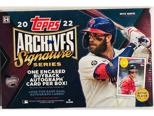 Sports Cards Topps - 2022 - Baseball - Archives Signature Series - Hobby Box - Cardboard Memories Inc.