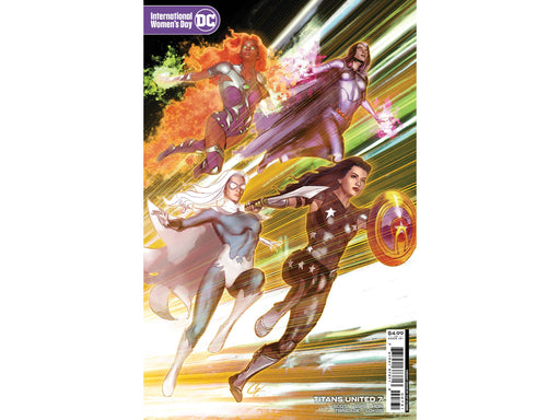 Comic Books DC Comics - Titans United 007 - Staggs Card Stock Variant Edition (Cond. VF-) - 11298 - Cardboard Memories Inc.