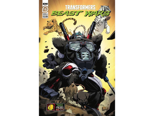 Comic Books IDW Comics - Transformers Beast Wars 016 - Cover A Lopez Variant Edition - 18596 - Cardboard Memories Inc.