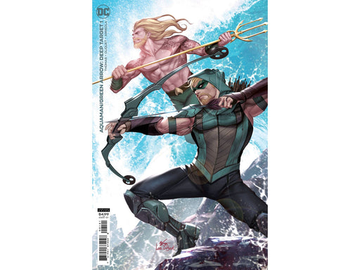 Comic Books DC Comics - Aquaman Green Arrow Deep Target 001 of 7 - Lee Card Stock Variant Edition (Cond. VF-) - 11391 - Cardboard Memories Inc.