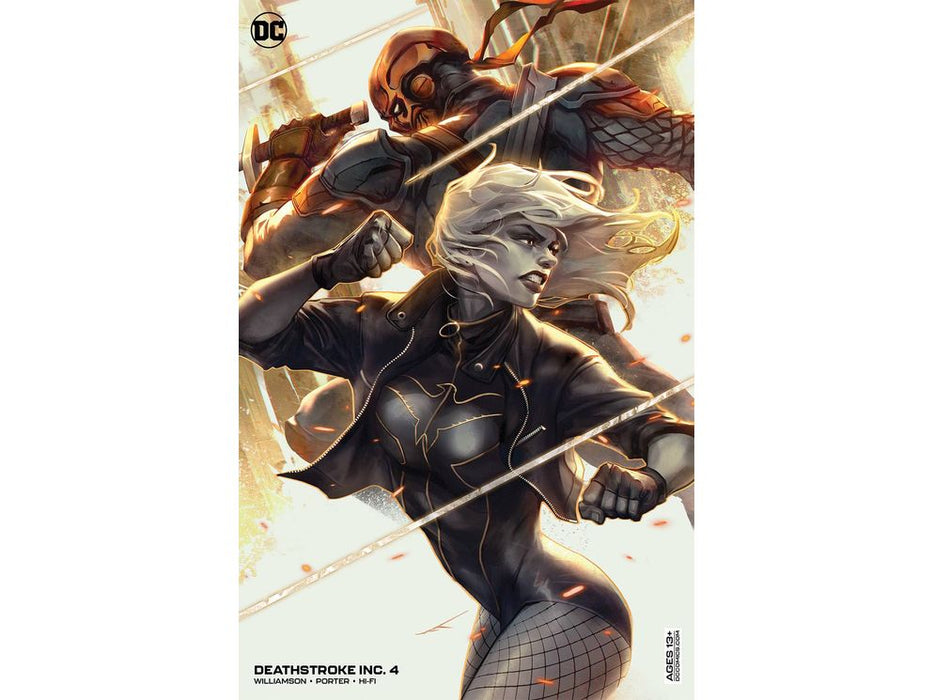 Comic Books DC Comics - Deathstroke Inc. 004 - Tao Card Stock Variant Edition (Cond. VF-) - 10040 - Cardboard Memories Inc.