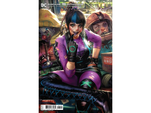 Comic Books DC Comics - Punchline the Gotham Game 001 (Cond. VF-) - Chew Variant Edition - 15074 - Cardboard Memories Inc.