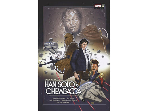 Comic Books Marvel Comics - Star Wars - Han Solo Chewbacca 007 (Cond. VF-) - Clarke Revelations Variant Edition - 15341 - Cardboard Memories Inc.