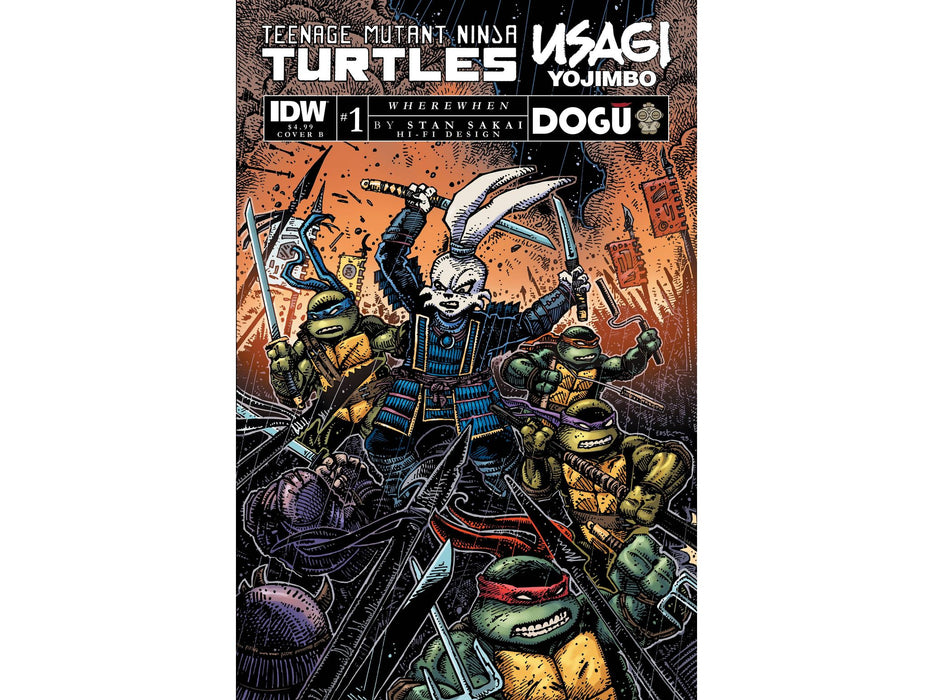 Comic Books IDW - TMNT/Usagi Yojimbo Wherewhen 001 CVR B Variant Edition (Cond. VF-) 21287 - Cardboard Memories Inc.