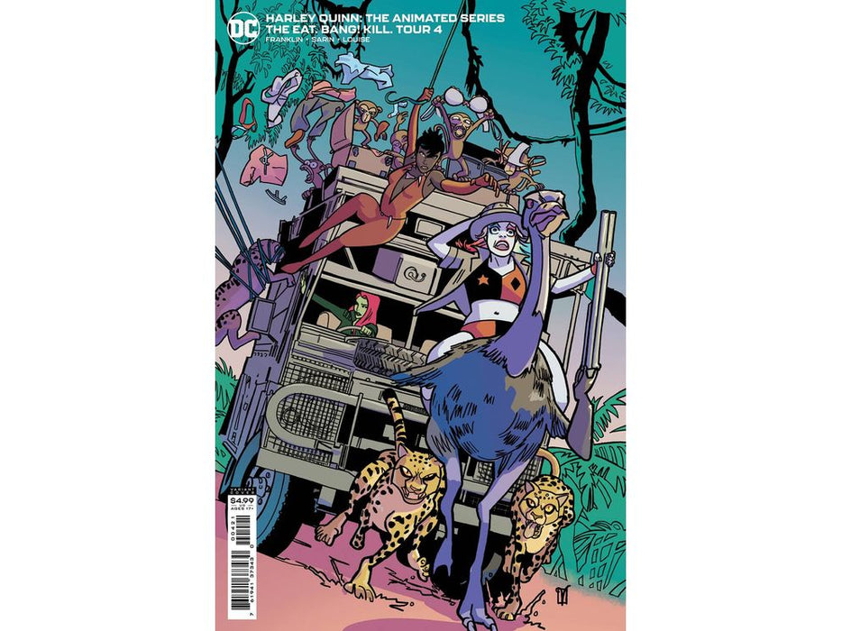 Comic Books DC Comics - Harley Quinn Animated Series Bang Kill Tour 004 - Card Stock Variant Edition (Cond. VF-) - 9778 - Cardboard Memories Inc.
