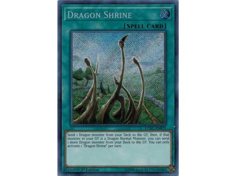 Trading Card Games Konami - Yu-Gi-Oh! - Dragon Shrine - 1st Edition Secret Rare - LCKC-EN075 - Cardboard Memories Inc.