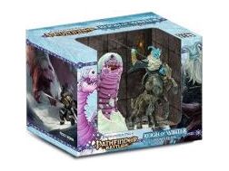 Role Playing Games Paizo - Pathfinder Battles - Reign of Winter Frost Worm - Encounter Pack - Cardboard Memories Inc.