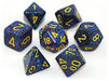Dice Chessex Dice - Speckled Twilight - Set of 7 - CHX 25366 - Cardboard Memories Inc.