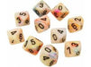 Dice Chessex Dice - Festive Circus with Black - Set of 10 D10 - CHX 27242 - Cardboard Memories Inc.