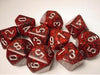 Dice Chessex Dice - Speckled Silver Volcano - Set of Ten D10 - CHX 25144 - Cardboard Memories Inc.