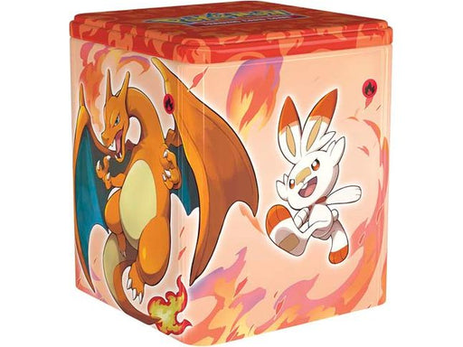 Trading Card Games Pokemon - Stacking Tins - Fire Type - Cardboard Memories Inc.