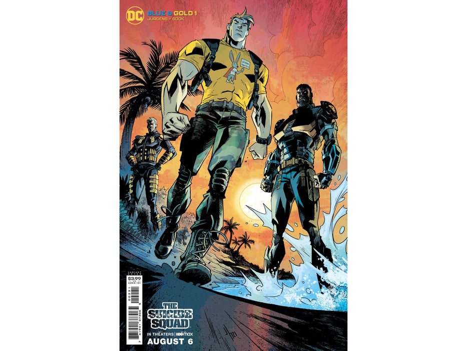 Comic Books DC Comics - Blue and Gold 002 of 8 - Jason Howard The Suicide Squad Movie Variant Edition (Cond. VF-) - 10484 - Cardboard Memories Inc.