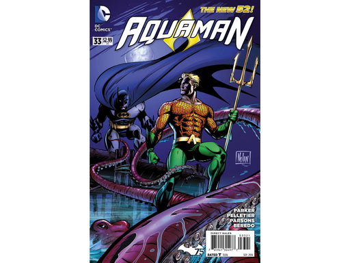 Comic Books DC Comics - Aquaman 035 Batman Variant (Cond. VF-) - 14879 - Cardboard Memories Inc.
