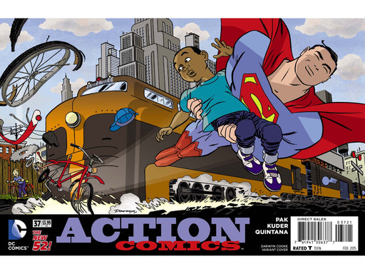 Comic Books DC Comics - Action Comics 037 - Darwin Cooke Variant Edition (Cond VF-) - 13390 - Cardboard Memories Inc.