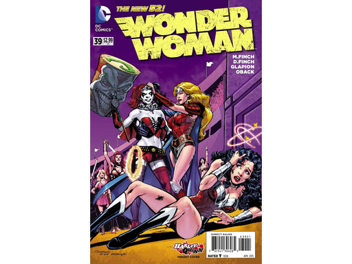 Comic Books DC Comics - Wonder Woman (2014) 039 - Harley Quinn Variant Edition (Cond. VF-) - 8983 - Cardboard Memories Inc.