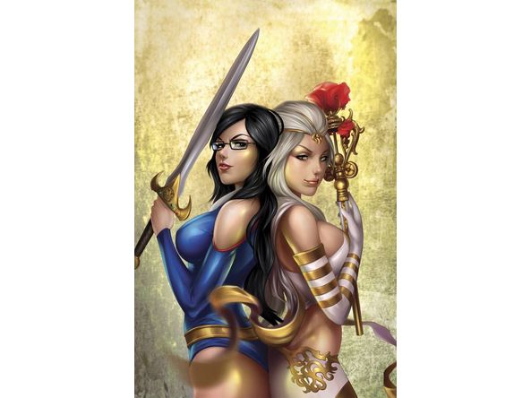 Comic Books, Hardcovers & Trade Paperbacks Zenescope Entertainment - Grimm Fairy Tales VS Wonderland - TP0328 - Cardboard Memories Inc.