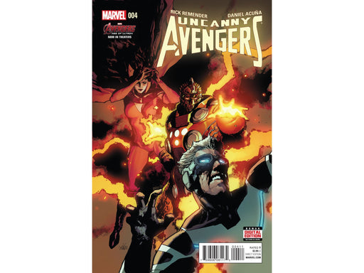 Comic Books Marvel Comics - Uncanny Avengers 004 (Cond. VF-) - 8764 - Cardboard Memories Inc.