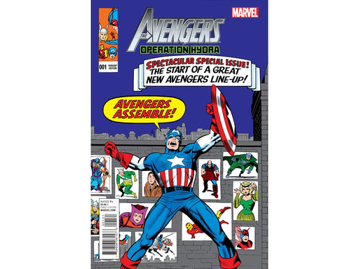 Comic Books Marvel Comics - Avengers Operation Hydra (2015) 001 - Kirby Classic Variant Edition (Cond. VF-) - 12535 - Cardboard Memories Inc.