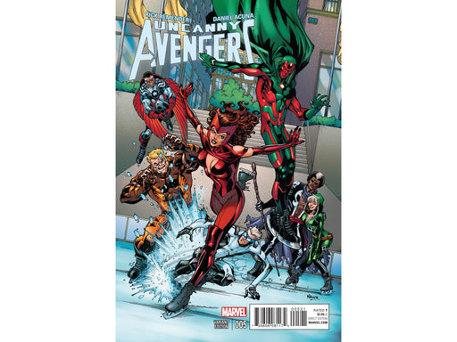 Comic Books Marvel Comics - Uncanny Avengers 005 - Nauck NYC Variant Edition (Cond. VF-) - 8770 - Cardboard Memories Inc.