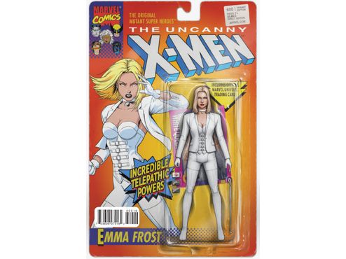 Comic Books Marvel Comics - Uncanny X-Men 600 - Emma Frost Figure Variant Edition (Cond. VF-) - 8803 - Cardboard Memories Inc.